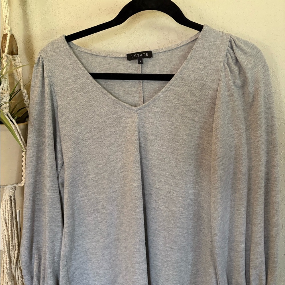 1. State Women's Gray Top